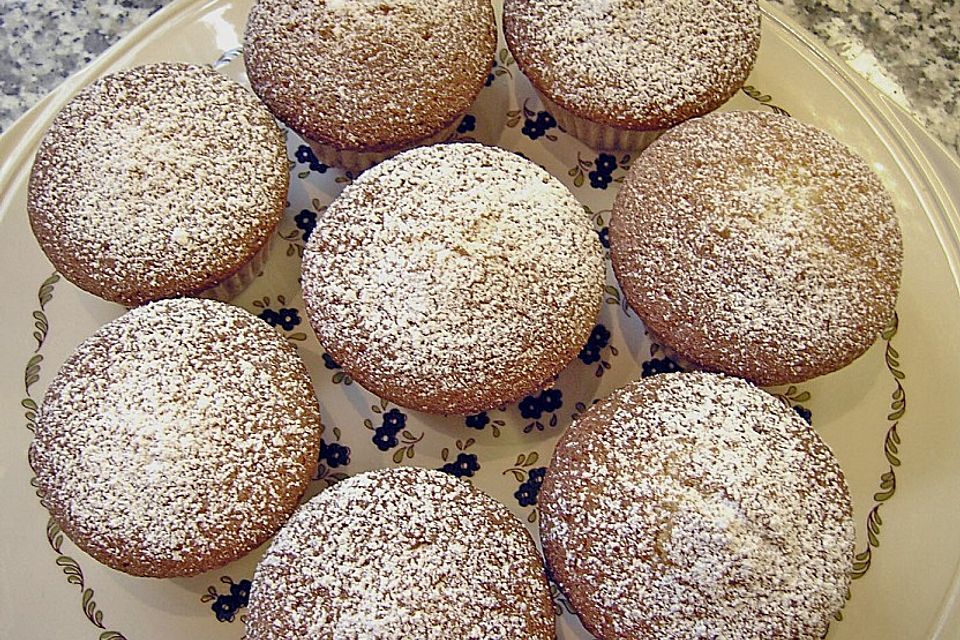 Gefüllte Marmeladenmuffins