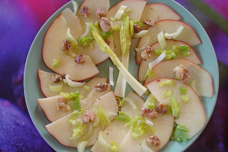 Apfel-Carpaccio