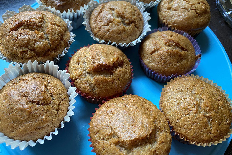 Vegane Muffins ohne außergewöhnliche Zutaten