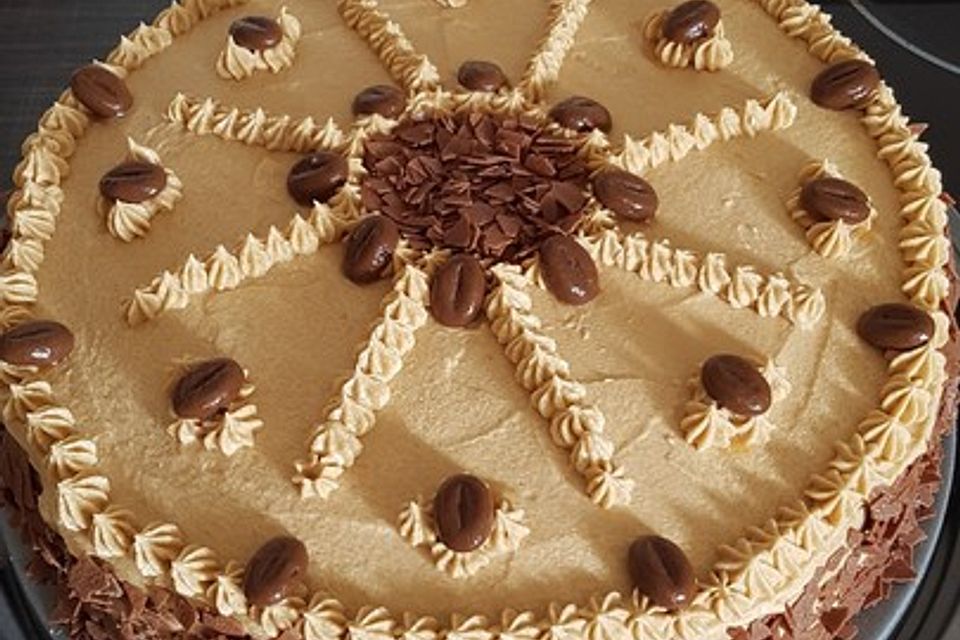 Mokka-Buttercreme-Torte