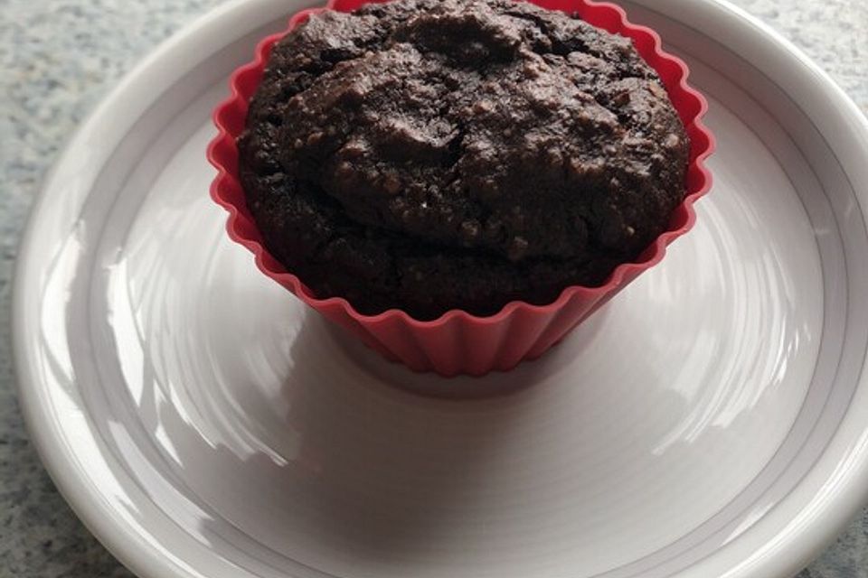 Schokoladen-Muffins ohne Zucker und Mehl