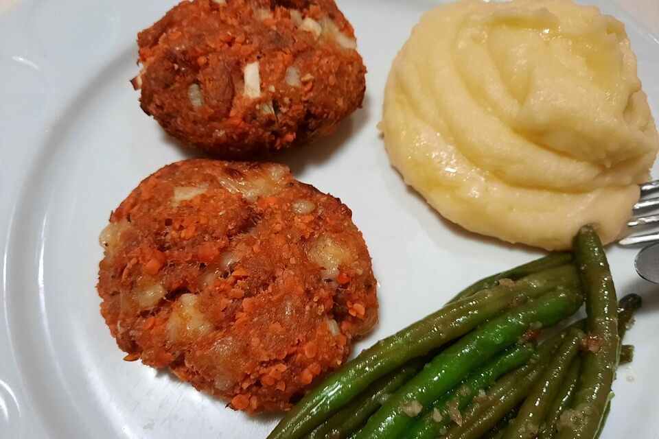 Thunfisch-Linsen-Frikadellen griechische Art