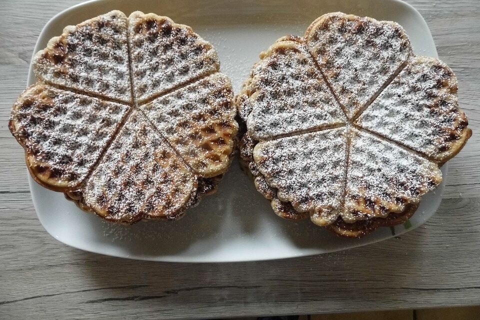 Butterwaffeln mit Roggenmehl