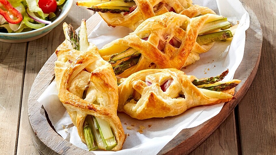 Spargel-Blätterteig-Taschen von Chefkoch-Video