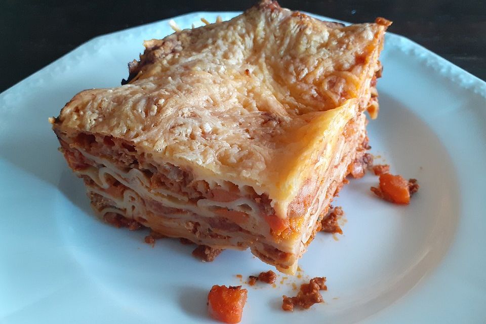 Hackfleisch-Lasagne