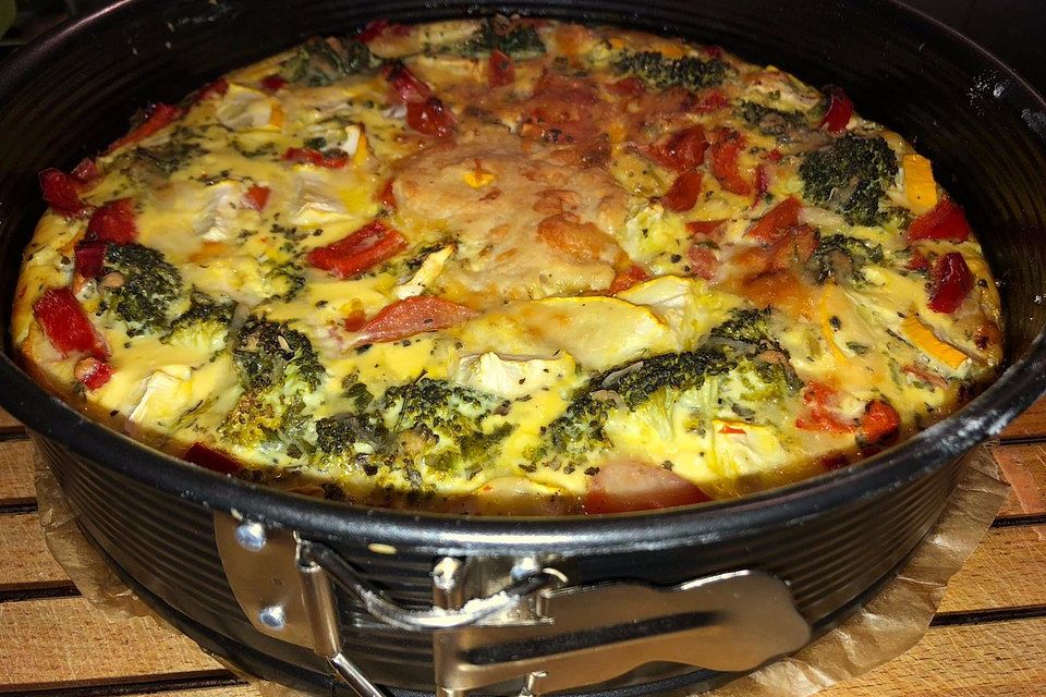 Gemüsequiche mit Ricotta