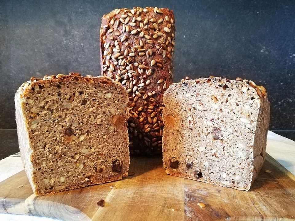 Dreikornbrot mit Sauerteig von voyaga81| Chefkoch