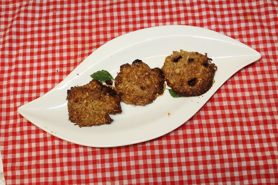 Haferflocken Cookies mit Cranberries