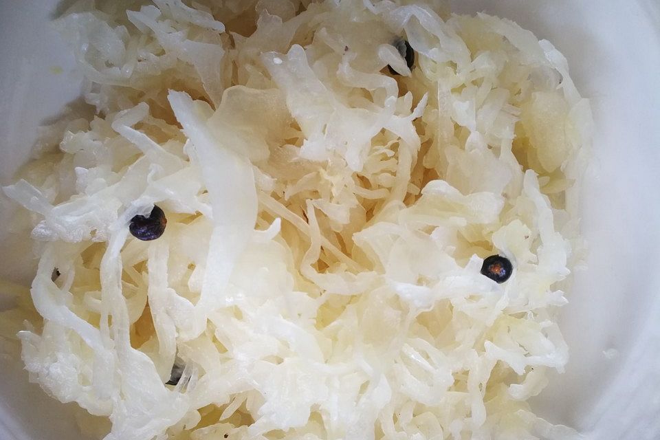 Frisches Sauerkraut