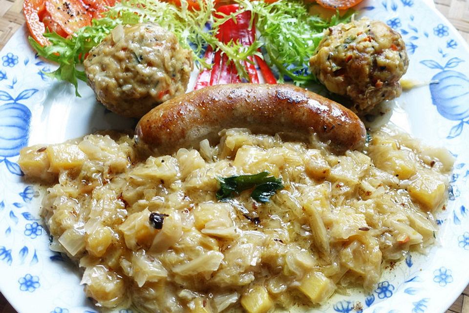 Waldburger Ananaskraut mit saurer Sahne