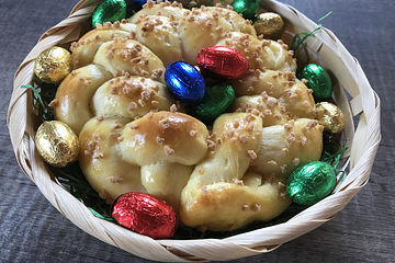 Osterkränzchen mit Quark-Öl-Teig