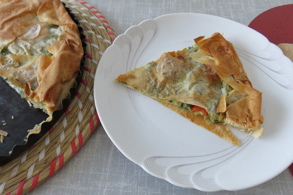 Börek mit Spinat und Schafskäse