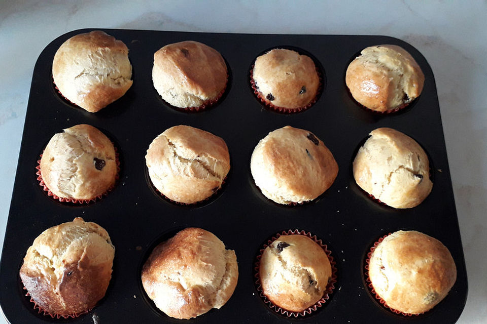 Rosinen-Butter-Muffins