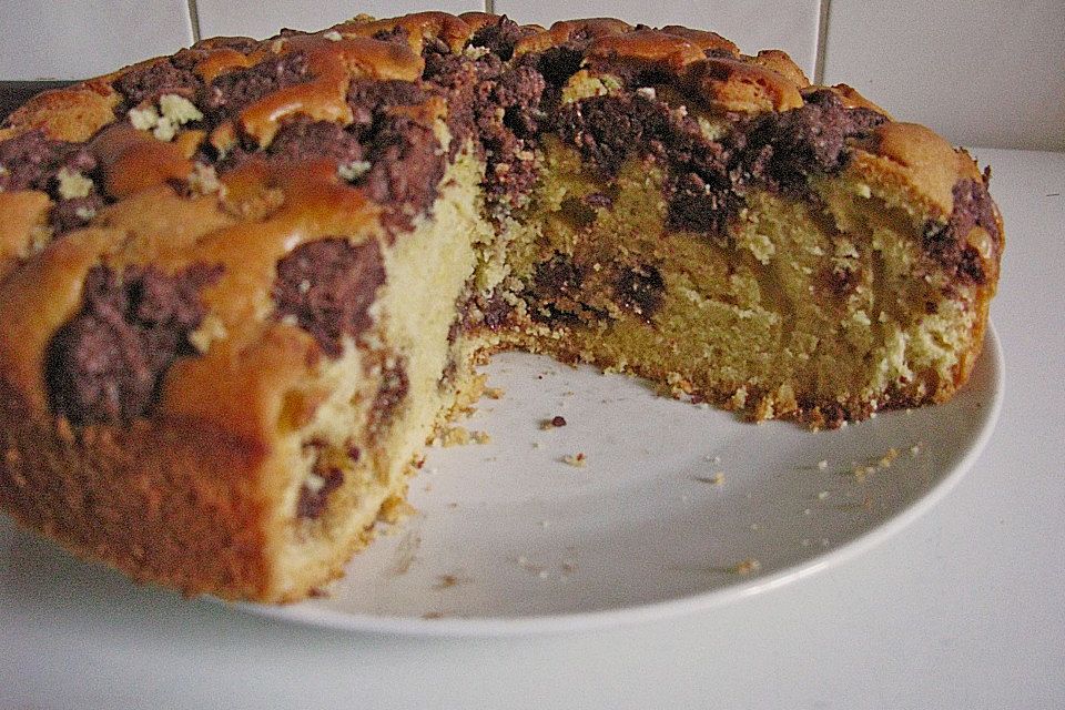 Versunkener Zupfkuchen