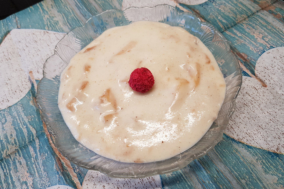 Apfel-Vanillepudding