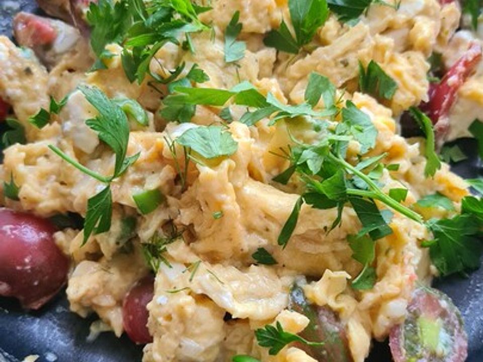 Rührei mit Feta, Tomaten und frischen Kräutern von Gäbelchen1967| Chefkoch