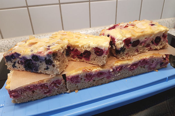 Beerenkuchen mit Rahm vom Blech von küchen_zauber | Chefkoch