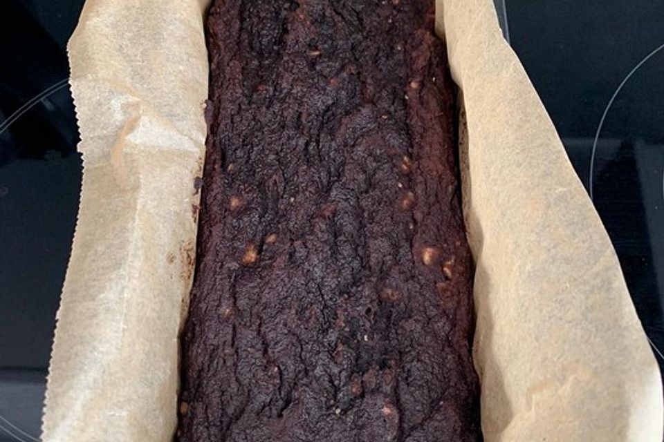 Zuckerfreies Bananenbrot mit Kakao und Kokosmehl