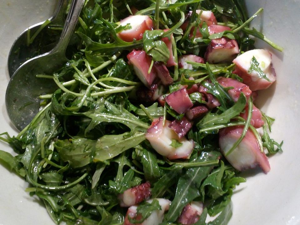 Oktopus-Rucola-Salat von lukpaulo| Chefkoch