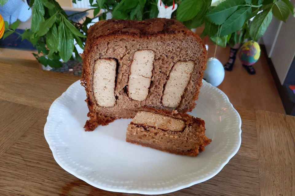 Veganer Osterschinkenersatz im Teigmantel aus dem BBA