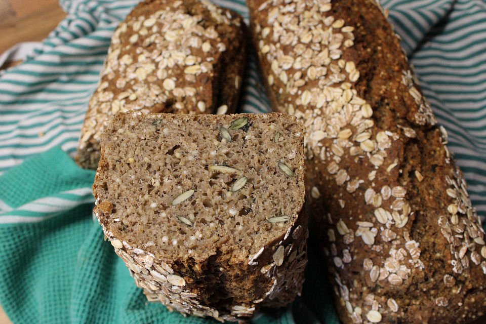 Schnelles Lieblings-Vollkornbrot