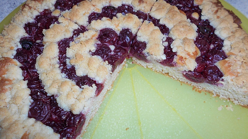 Omis Streuselblechkuchen Mit Wahl Obst Von Floo Chefkoch 