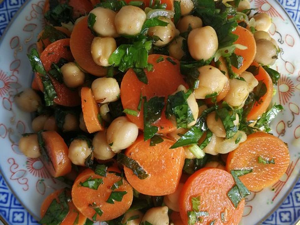 Karotten-Kichererbsen-Salat von chez-mamie| Chefkoch