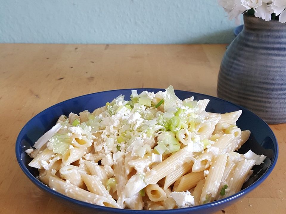 Pasta mit ZitronenFetaSauce von Billie85 Chefkoch