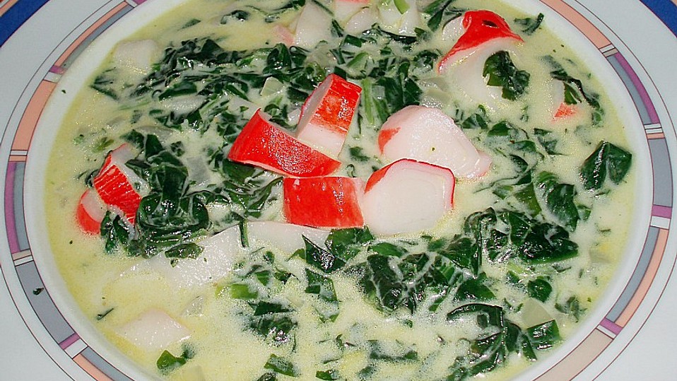 Kokos - Spinat - Surimi - Suppe von toschiba_tosch
