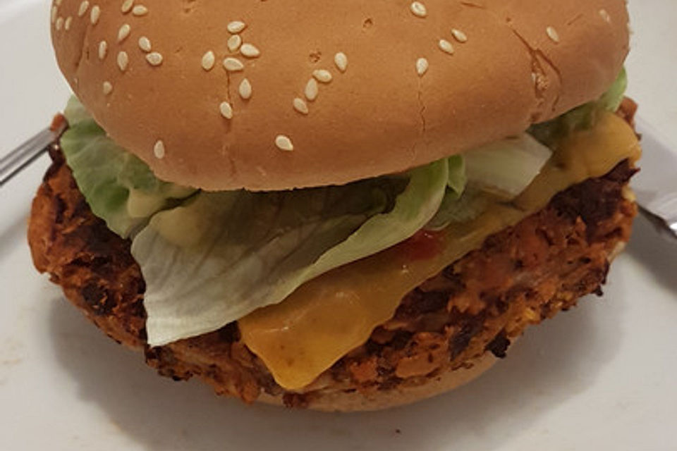 Burger mit vegetarischen Patties