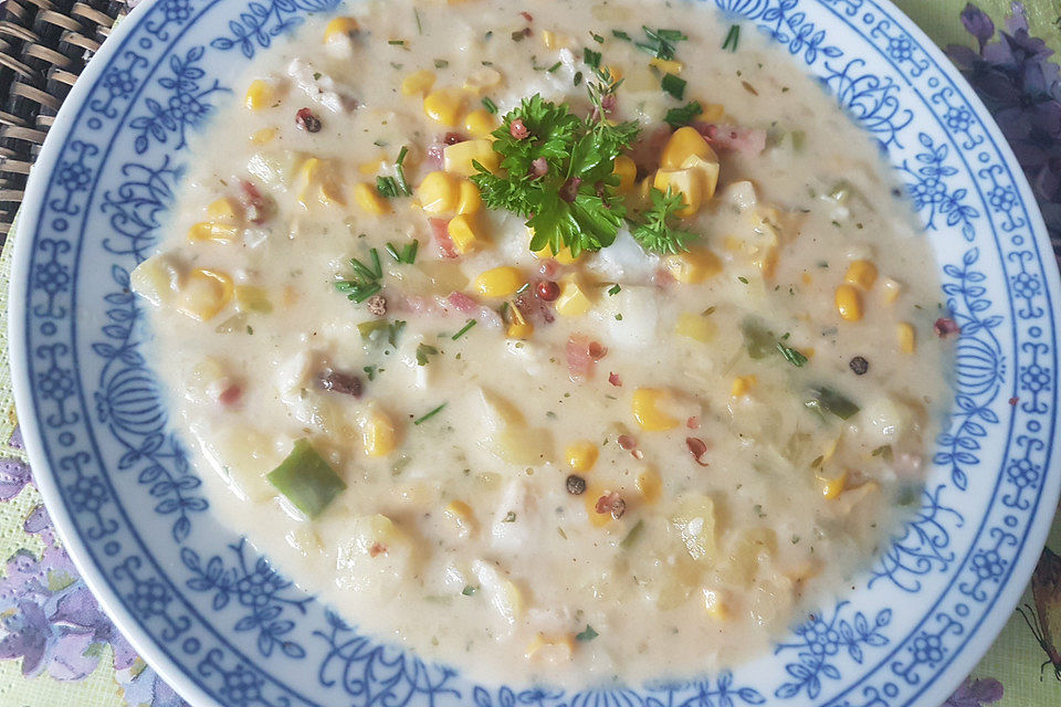 Corn and Fish Chowder