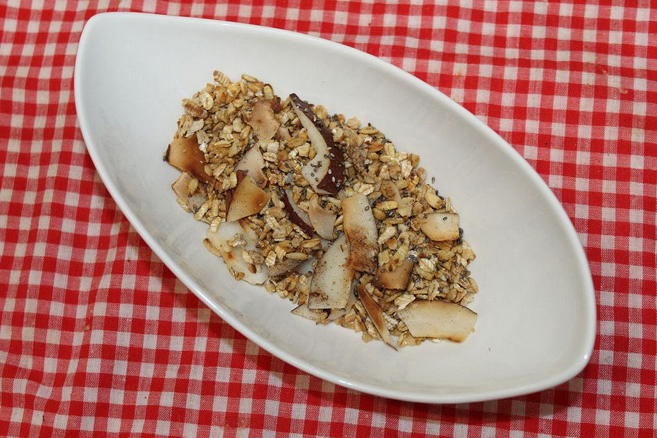 Zuckerfreies Kokosgranola