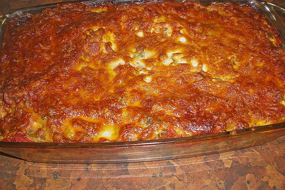 Brokkoli - Frischkäse - Lasagne