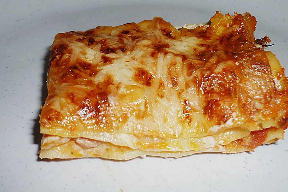 Brokkoli - Frischkäse - Lasagne