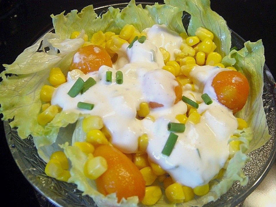 Maissalat mit Käsecreme von ulkig| Chefkoch