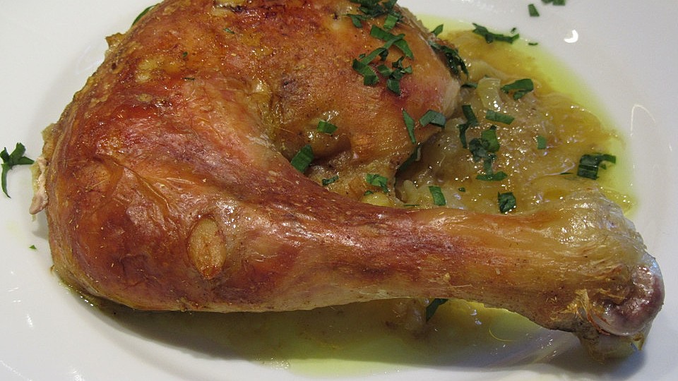 Knoblauch Zitronenhuhn Aus Dem Rohr Von Barbabietola Chefkoch 