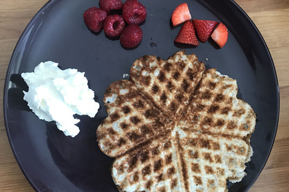 Gesunde Waffeln aus Kokosmehl