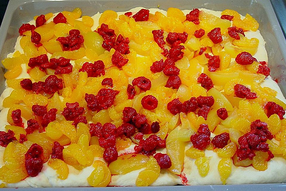 Omis fruchtiger Schmandkuchen vom Blech Omis fruchtiger Schmandkuchen vom Blech