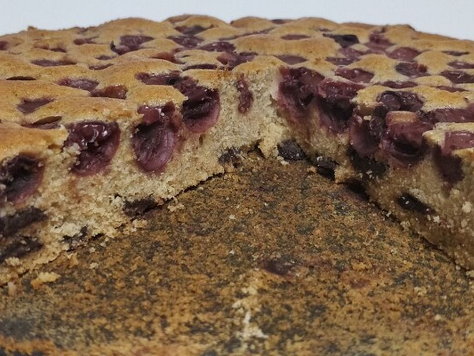 Kirschkuchen mit Schokotröpfchen von Sissi-Bär | Chefkoch