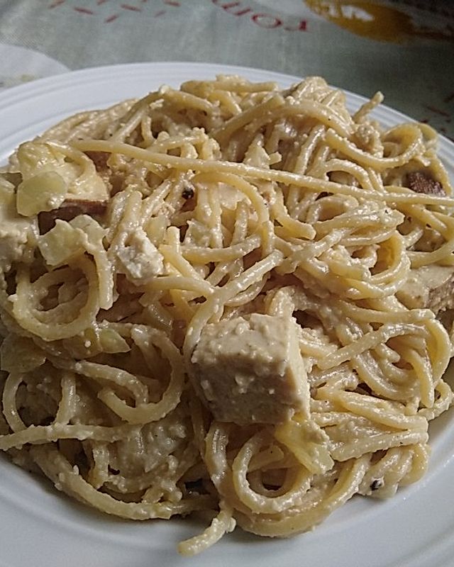 Spaghetti Carbonara - vegane Alternative