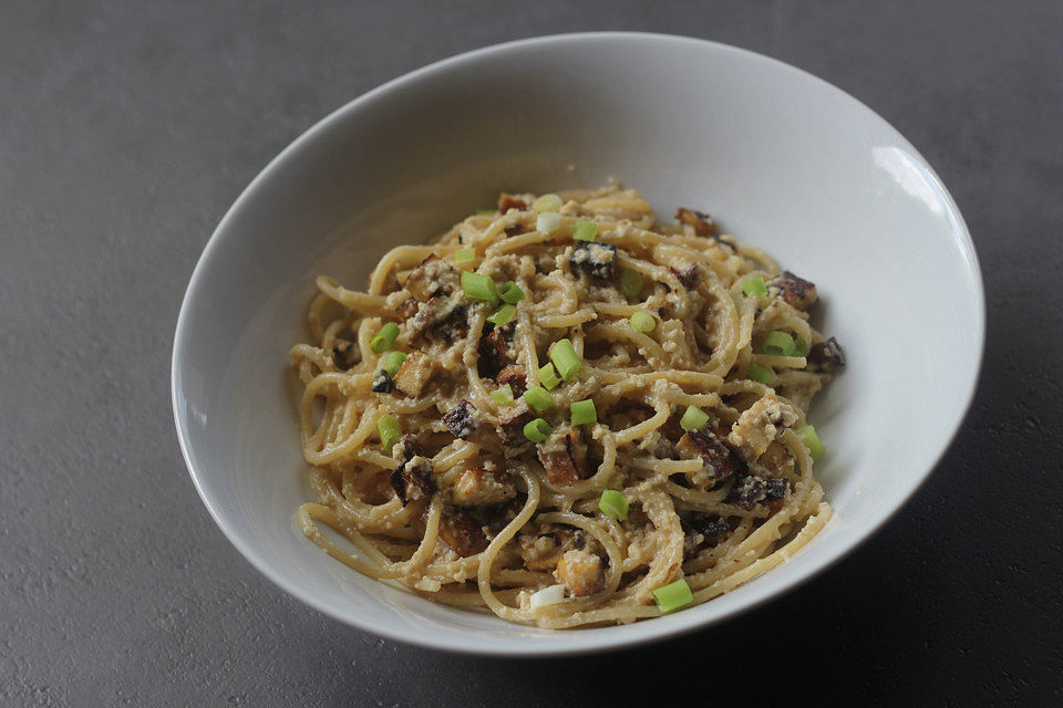 Spaghetti Carbonara - vegane Alternative