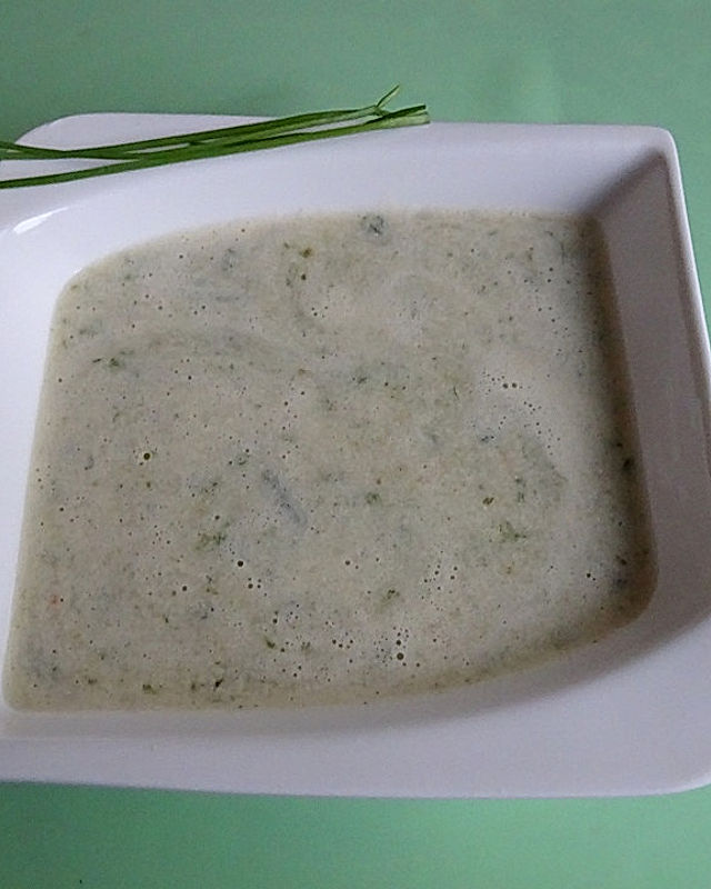 Kohlrabi-Spargel-Cremesuppe