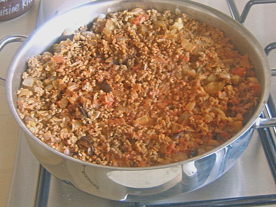 Auberginen - Hackpfanne von Lederstrumpf | Chefkoch Auberginen - Hackpfanne von Lederstrumpf | Chefkoch