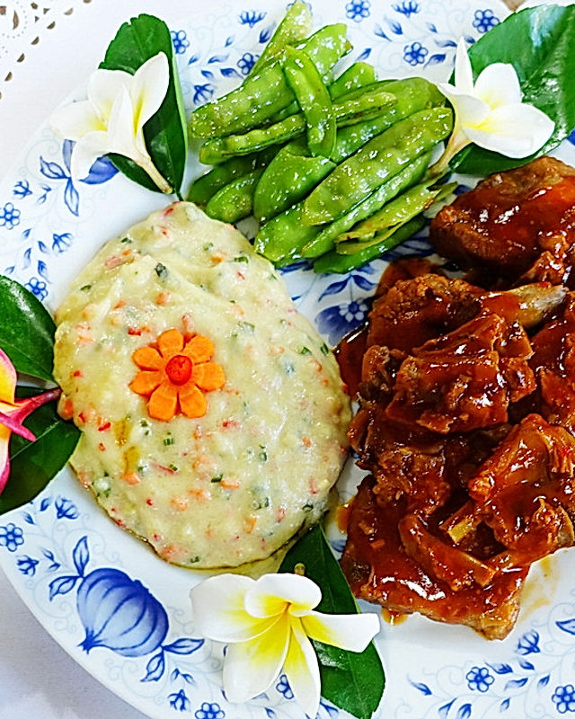 Balinesische Baby Pork Ribs in süß-würziger-BBQ-Sauce