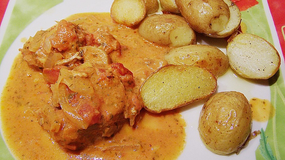 Überbackene Medaillons vom Schweinefilet im Speckmantel von Gifti