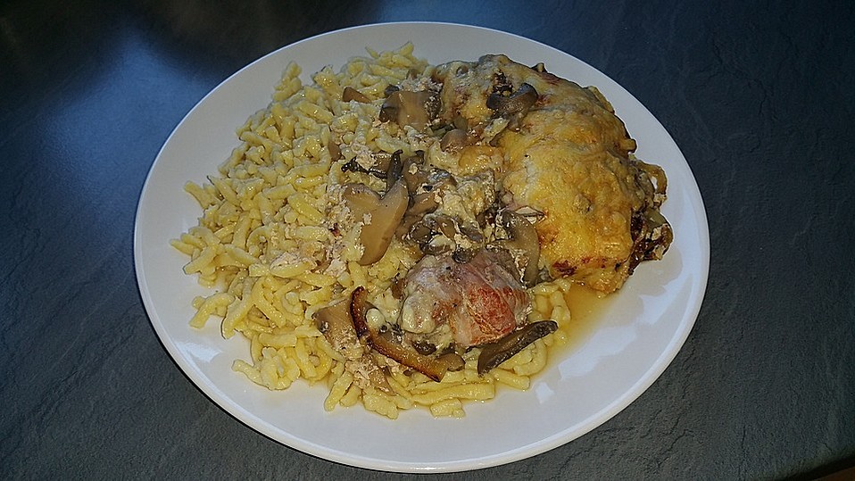 Überbackene Medaillons vom Schweinefilet im Speckmantel von Gifti