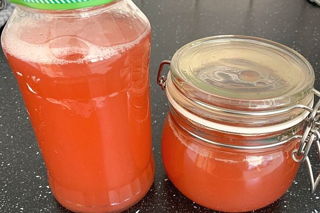 Rhabarbersirup aus der Monsieur Cuisine| Chefkoch