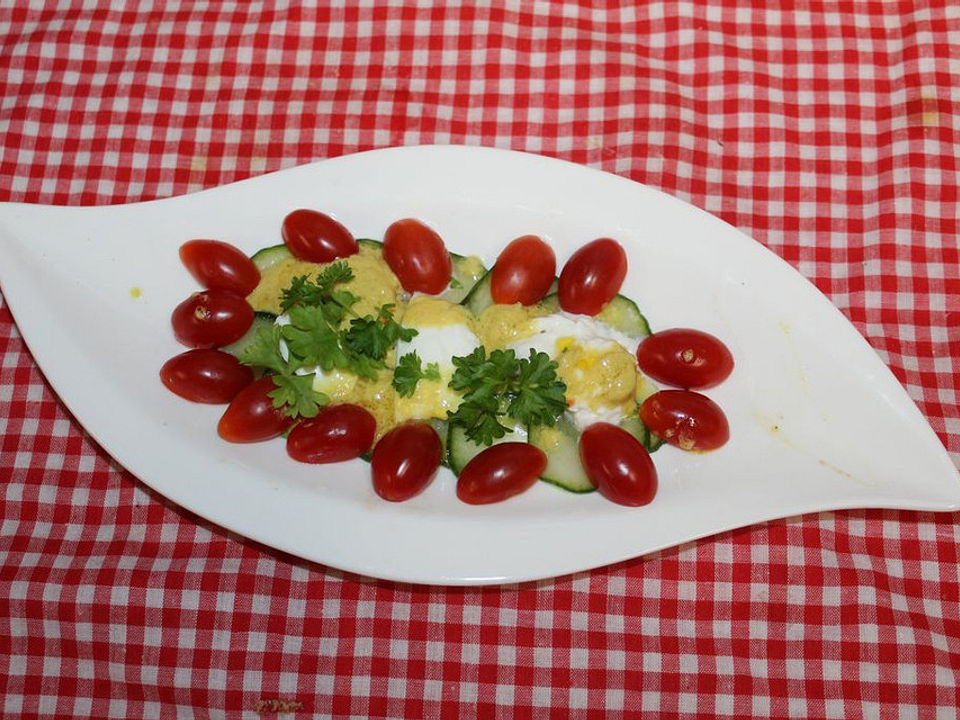 Gurken-Carpaccio mit Ziegenfrischkäse von Sarmi5614| Chefkoch