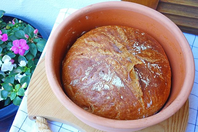Weißbrot aus dem Römertopf von SchneeSchnee| Chefkoch