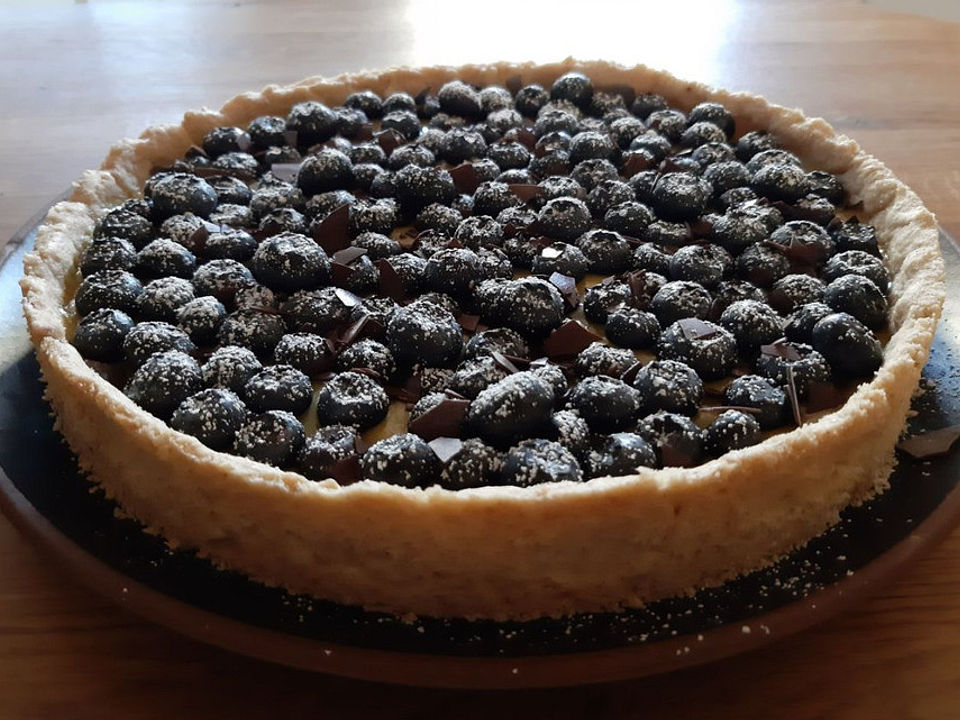 Köstliche Blaubeer-Zitronenpudding-Tarte von PettersonUndFindus00| Chefkoch
